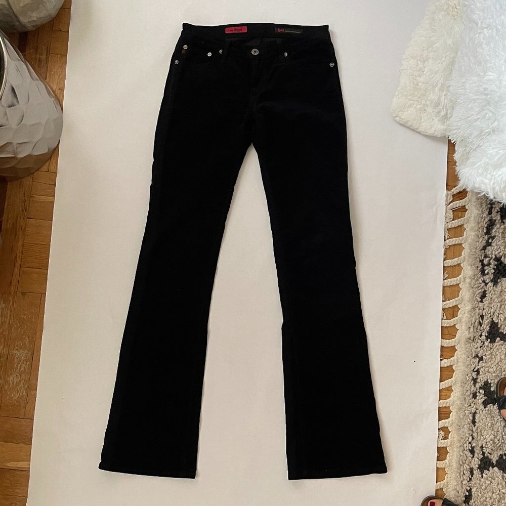 AG Adriano Goldschmied - The Angel - Black Cordoroy Jeans - Size 26 PETITE